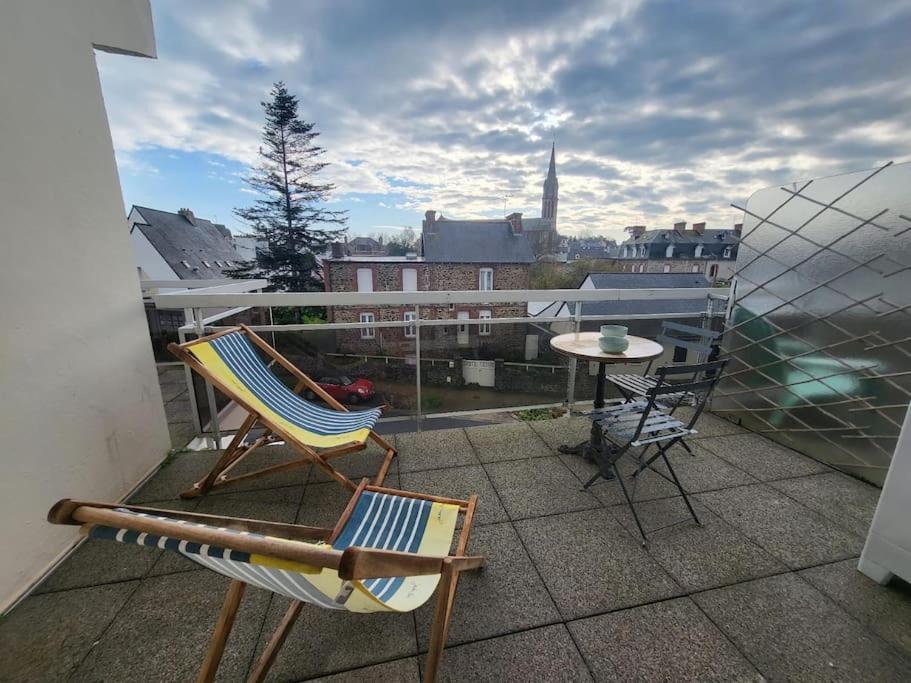 Studio "La Parenthese", A 50 Metres De La Plage Saint-Quay-Portrieux ภายนอก รูปภาพ